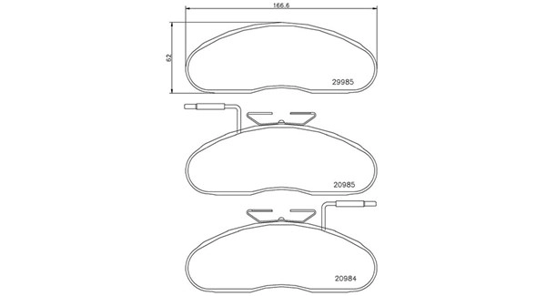 Brake Pad Set, disc brake (363700507002)