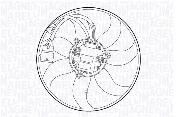 Fan, engine cooling (069422555010)