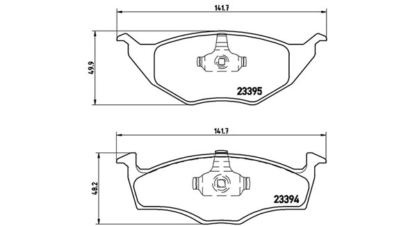 Brake Pad Set, disc brake (363700485055)