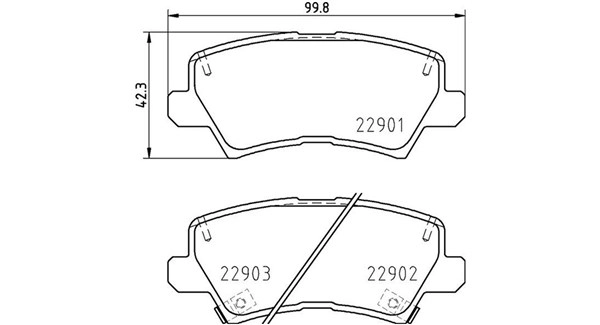 Brake Pad Set, disc brake (363700430111)