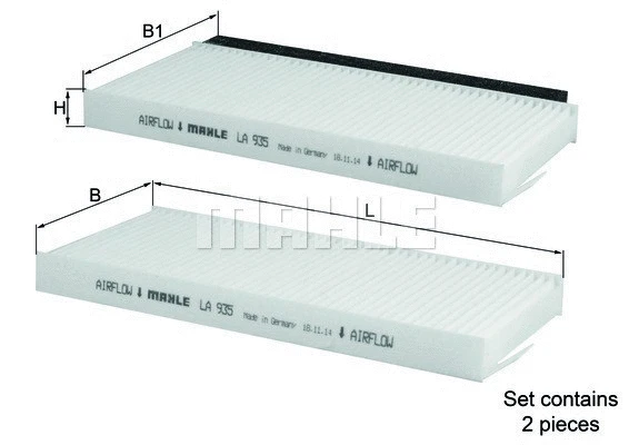 Filter, cabin air (154012361678)