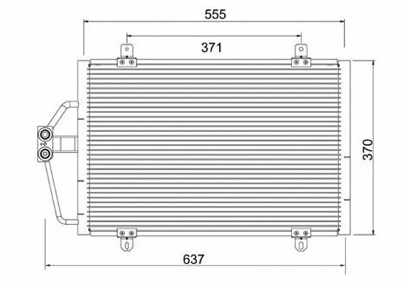 Condenser, air conditioning (359003221430)