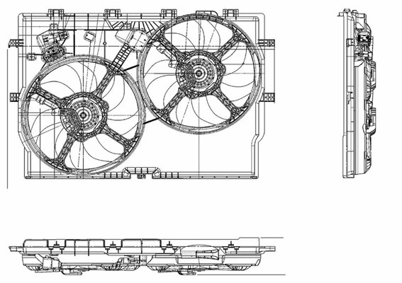 Fan, engine cooling (069422578010)