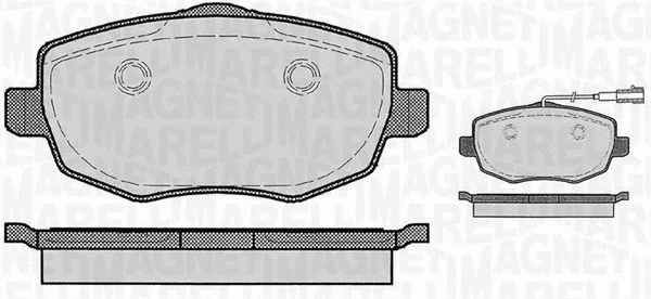 Brake Pad Set, disc brake (363916060290)