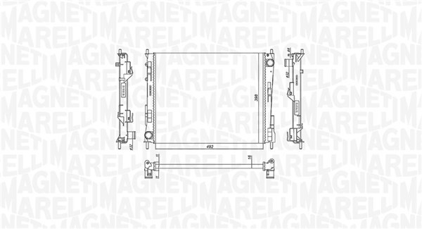 Radiator, engine cooling