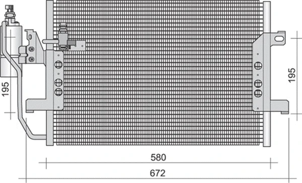 Condenser, air conditioning (350203274000)
