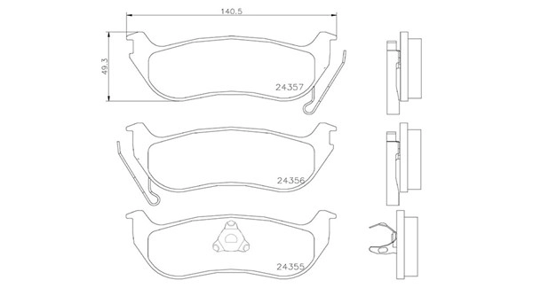Brake Pad Set, disc brake
