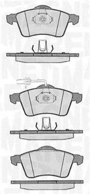 Brake Pad Set, disc brake (363916060419)
