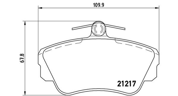 Brake Pad Set, disc brake (363700486010)
