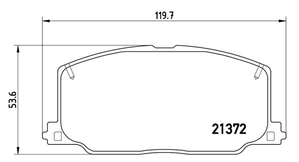 Brake Pad Set, disc brake (363700483016)