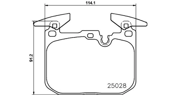 Brake Pad Set, disc brake (363700506096)