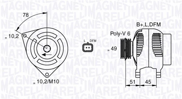 Alternator (063377301010)