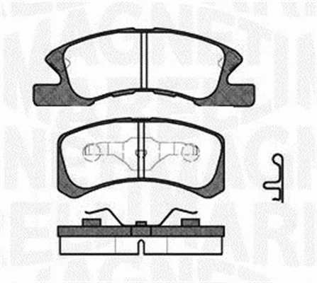 Brake Pad Set, disc brake (363916060791)