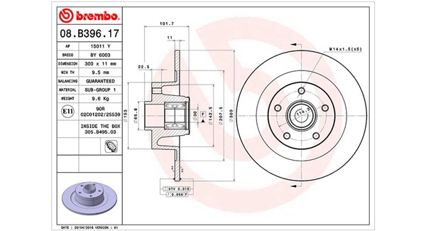 Brake Disc (360406123500)