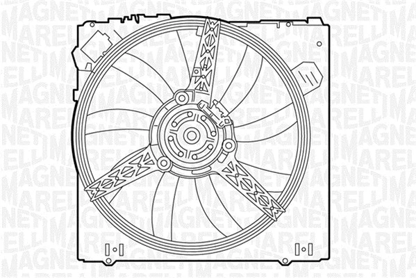 Fan, engine cooling (069422344010)