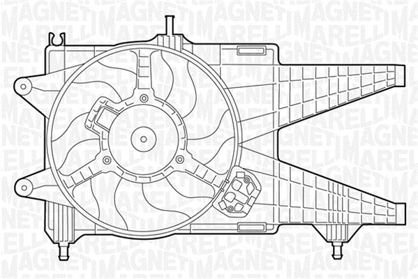 Fan, engine cooling (069422020010)