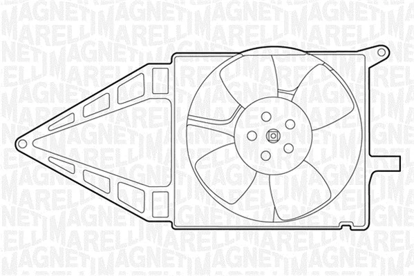 Fan, engine cooling (069422210010)