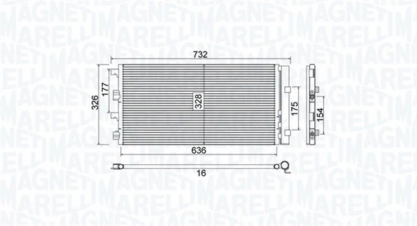 Condenser, air conditioning (350203797000)