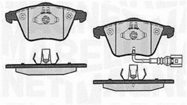 Brake Pad Set, disc brake (363916060610)