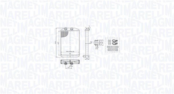 Heat Exchanger, interior heating (350218519000)