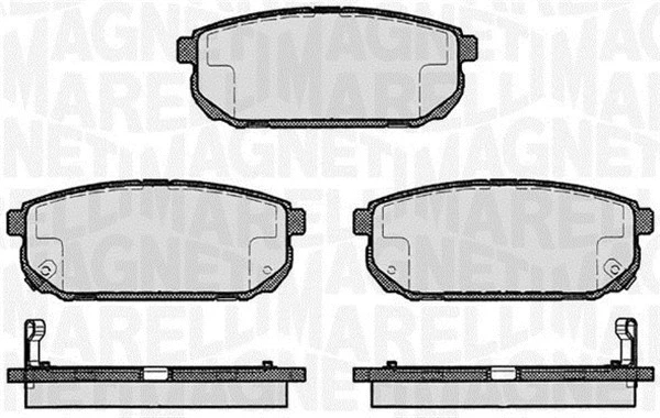 Brake Pad Set, disc brake (363916060448)