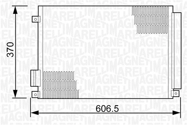 Condenser, air conditioning (350203497000)
