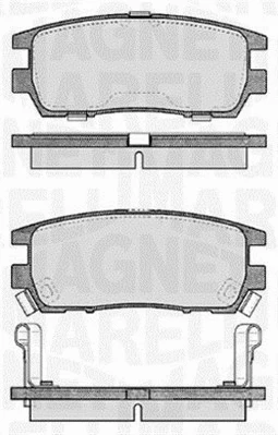 Brake Pad Set, disc brake (363916060341)