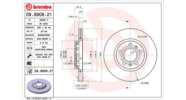Brake Disc (360406059301)