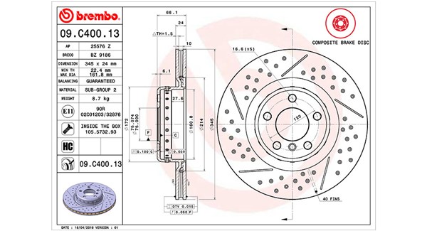 Brake Disc (360406130604)