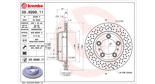 Brake Disc (360406125101)