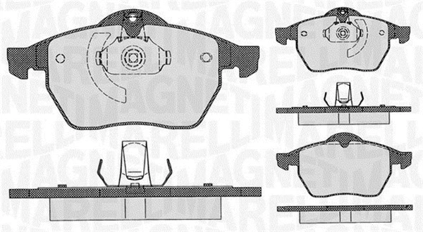 Brake Pad Set, disc brake (363916060360)