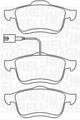 Brake Pad Set, disc brake (363916060288)