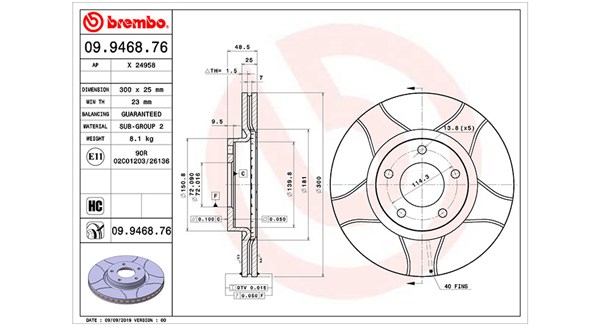 Brake Disc (360406056805)