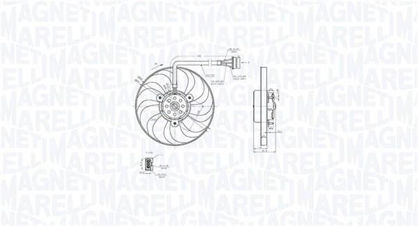 Fan, engine cooling (069422883010)