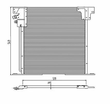 Condenser, air conditioning (359003220990)