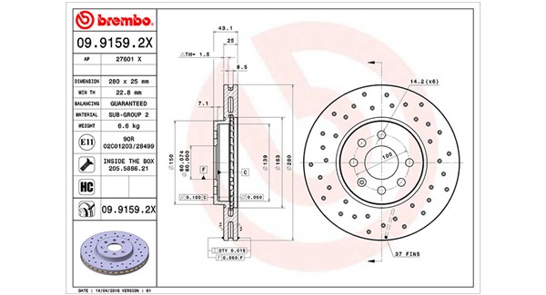 Brake Disc (360406108102)