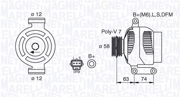 Alternator (063388502010)