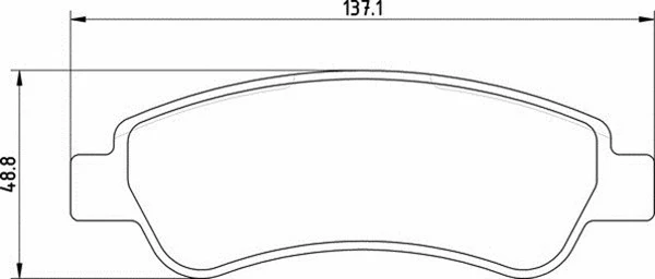 Brake Pad Set, disc brake (363700201655)