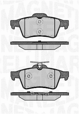 Brake Pad Set, disc brake (363916060821)