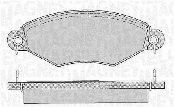 Brake Pad Set, disc brake (363916060512)