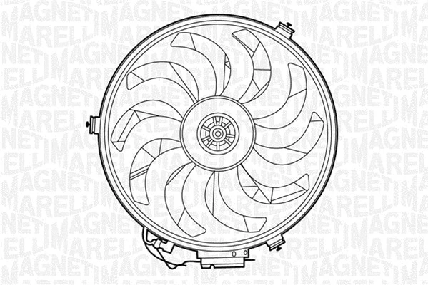Fan, engine cooling (069422275010)