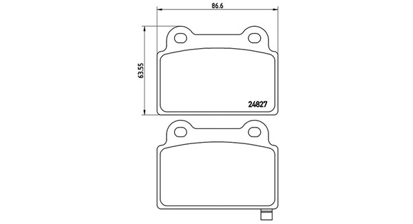 Brake Pad Set, disc brake (363700454052)