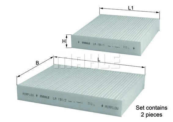 Filter, cabin air (154703294400)