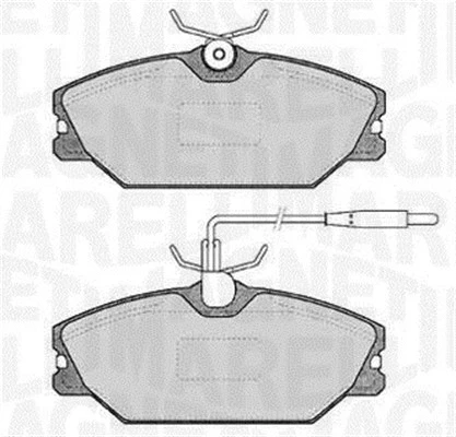 Brake Pad Set, disc brake (363916060817)