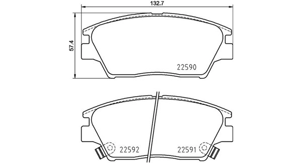 Brake Pad Set, disc brake