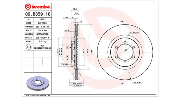 Brake Disc (360406115900)