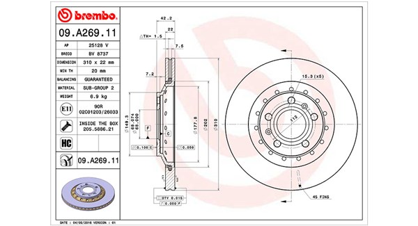 Brake Disc (360406070401)
