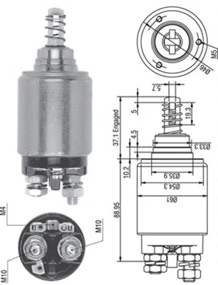 Solenoid Switch, starter (940113050262)