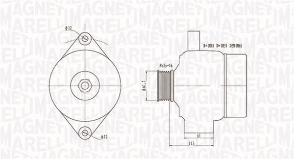 Alternator (063731890010)