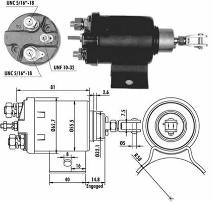 Solenoid Switch, starter (940113050073)